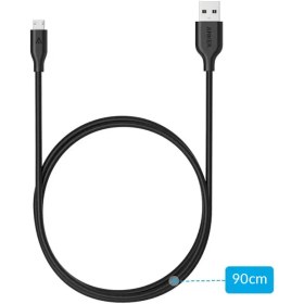 تصویر کابل تبدیل میکرو USB انکر مدل Power Line A8132H21 طول 0.9 متر Anker A8132H21 PowerLine Micro USB