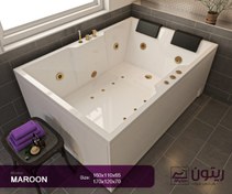تصویر جکوزی ریتون مدل مارون سایز 170*120*65 