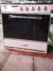 تصویر اجاق گاز طرح فر مانینو ۵ شعله مدل M5 Gas cooker 5 gas burners manino m5