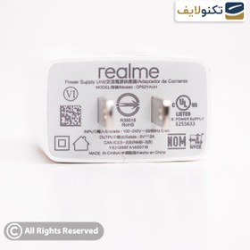 تصویر شارژر اصلی ریلمی 10 وات 5 ولت 2 آمپر دو شاخه چین Realme Charger 10 Watt OP52YAUH