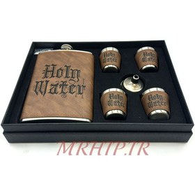 تصویر هیپفلاسک (قمقمه جیبی) 4شات مدل هالی واتر 270cc کد a530426 