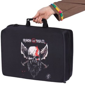 تصویر کیف کنسول بازی PS5 طرح God Of War کد 13 God Of War Play Station 5 Cover Bag