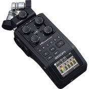 تصویر رکوردر صدا زوم H6 – کارکرده – H6 black Zoom h6 recorder USED