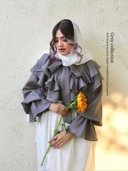 تصویر شومیز لوندا - نارنجی / ۴۲-۴۴-۴۶ / ۶۵ 