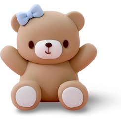 تصویر تاپر کیک فوندانتی خرس - گوگولی ها 