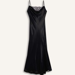 تصویر پیراهن زنانه مشکی دفکتو 