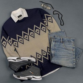 تصویر بافت مردانه Lozenge مدل 3699 