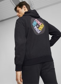 تصویر هودی گرافیکی مردانه SWxP برند puma SWxP Mens Graphic Hoodie