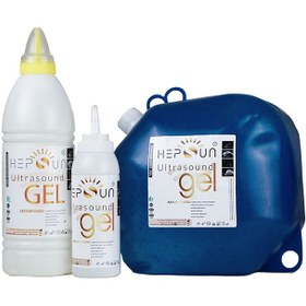 تصویر ژل سونوگرافی هپسان در انواع حجم Hepsan ultrasound gel