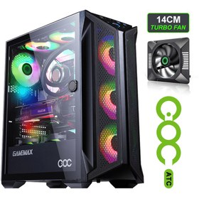 تصویر کیس کامپیوتر گیم مکس مدل Brufen C1 GAMEMAX Brufen C1 Mid Tower Case