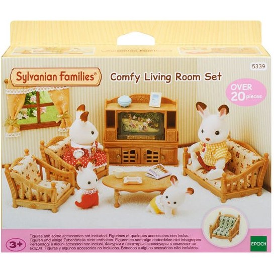 sylvanian living room set