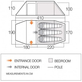 تصویر مشخصات، قیمت و خرید چادر 3 نفره Vango Scafell 300 Plus 