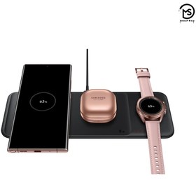 تصویر شارژر وایرلس سامسونگ – Samsung wireless charging Trio 