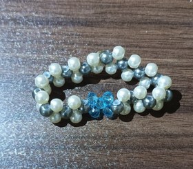 تصویر دستبند مروارید سفید 17637 