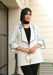 تصویر مانتو کتی تاج محل مدل یقه آرشال 