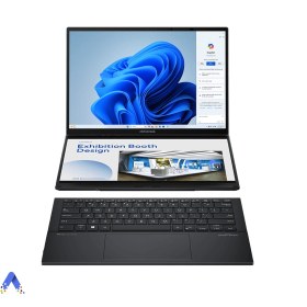 تصویر لپ تاپ ایسوس 14 اینچی مدل Zenbook Duo UX8406MA Ultra 9 185H 32GB 2TB Asus Zenbook Duo UX8406MA Ultra 9 185H 32GB RAM 2TB SSD Arc