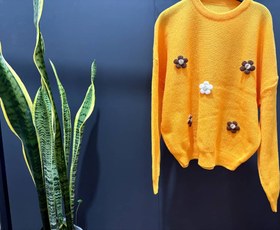 تصویر بافت زنانه گل دار 