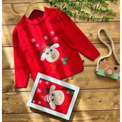 تصویر بلوز بافت پسرانه و دخترانه کد ۳۱۸ 