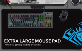 تصویر ماوس پد گیمینگ آولا مدل AULA MP-XL (40x90) AULA GAMING MOUSE PAD MP-XL