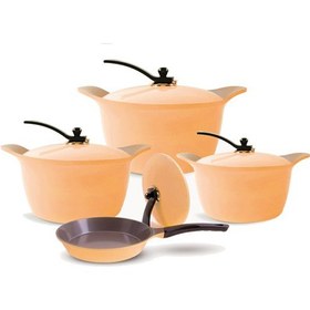 تصویر سرویس قابلمه سرامیکی عرشیا مدل CO116 2050 ARSHIA CO116-2050 Pot Set