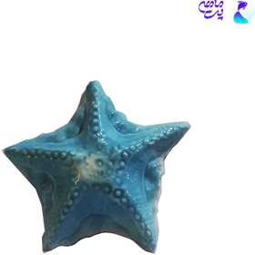 تصویر دکور سرامیکی آکواریوم طرح ستاره دریایی کد k8-2 