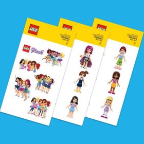 تصویر LEGO Sticker Sheet 499014 استیکر LEGO friends 