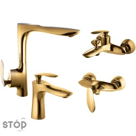 تصویر ست شیرآلات اوج مدل الگانت Owj faucet set, Elegant