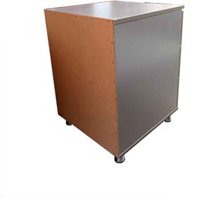 تصویر فایل سه کشو طوسی 