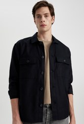 تصویر پیراهن آستین استاندارد راسته مردانه | دفاکتو Defacto B3903AX24SP 