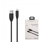 تصویر کابل USB به لایتنینگ پاورولوژی Powerology Powerology Braided USB-A to Lightning Cable