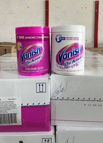 تصویر پودر لکه بر سفید ونیش اروپایی مناسب لباس سفید ۱ کیلو ۱۰۰۰ گرم Stain powder on white vanish suitable for white clothes