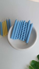 تصویر قالب 4 تایی شمع قلمی 