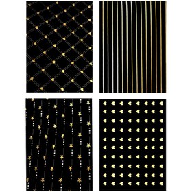 تصویر کاغذ کادو تیما مدل پاریس مجموعه 4 عددی 