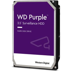 تصویر هارد هجده ترابایت بنفش وسترن دیجیتال هارد دیسک اینترنال بنفش 18 TB مدل WD181PURP