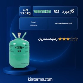 تصویر کپسول گاز مبرد R-22 وسترون ۱۳.۶ کیلوگرم 