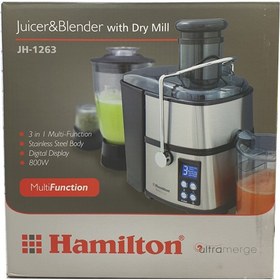 تصویر آبمیوه گیری سه کاره مدل juicer JH-1263 همیلتون 