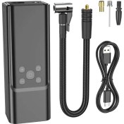 تصویر پمپ باد هوکو مدل ZP7 بدون روغن با باتری 