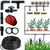 تصویر مجموعه ۵۰ عددی لوازم آبیاری قطره‌ای SA-1 