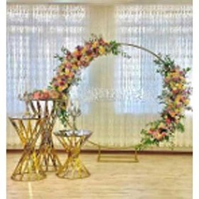 تصویر بکگراند دایره رنگ کوره ای 