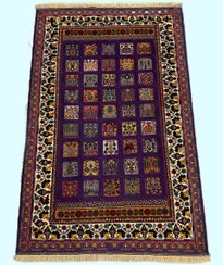 تصویر گلیم فرش 2.8متری دستبافت برجسته طرح درختی تمام پشم کد 0700488 Handmade 2.8m highlighted rug carpet ful wool code 0700488