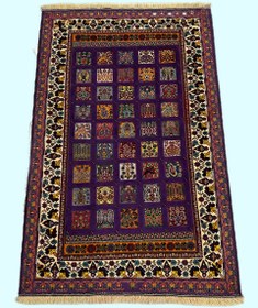 تصویر گلیم فرش 2.8متری دستبافت برجسته طرح درختی تمام پشم کد 0700488 Handmade 2.8m highlighted rug carpet ful wool code 0700488