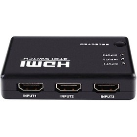 تصویر سوئیچ HDMI پنج پورت وی نت مدل V-SWHD1405 همراه با کنترل V-net V 5 Port Switch HDMI V-SWHD1405