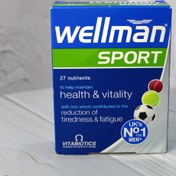 تصویر قرص ول من اسپرت ویتابیوتیکس مخصوص آقایان |۳۰ عددی|تقویت نیروی جنسی Vitabiotics Wellman Sport 30 Tabs