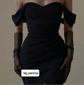 تصویر دستکش ساده مشکی 