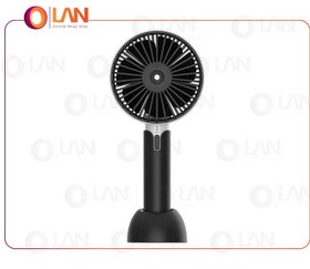 تصویر مینی پنکه پایه دار قابل شارژ مدل MINIX1 ا Mini fan with rechargeable stand model MINIX1 Mini fan with rechargeable stand model MINIX1