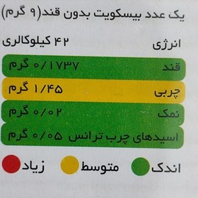 تصویر بیسکوییت بدون قند نارگیلی 530 گرمی بیلو شیرین شده با استویا(پنجره ای) 