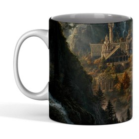 تصویر ماگ سرامیکی طرح ارباب حلقه ها کد 06 - ساده lord of rings mug code 06