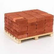 تصویر آجر فشاری قرمز 400 عددی 1:12 