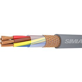 تصویر کابل کنترل افشان شیلددار 1×10 سیمیا Shielded control flexible cable 10*1 Simia