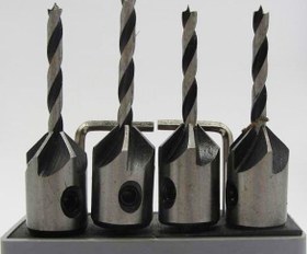 تصویر ست مته خزینه ولف 4 عددی 